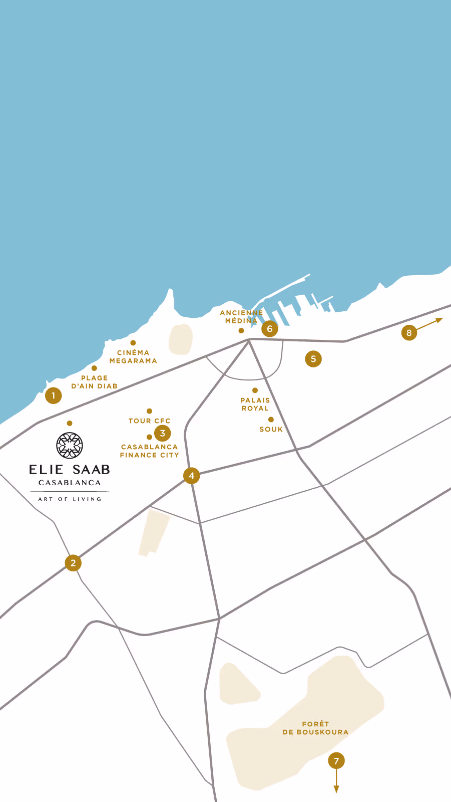Elie Saab Casablanca - Carte et localisation